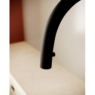 Кухонный смеситель с выдвижным изливом Gessi Proton нержавеющая сталь (17153#149)