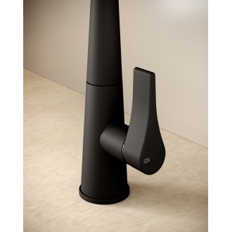 Кухонный смеситель с выдвижным изливом Gessi Proton нержавеющая сталь (17153#149)