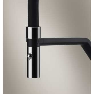 Смеситель кухонный с гибким изливом и двухструйным душем Gessi Proton хром (17191#031)