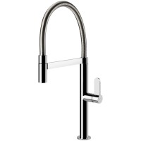 Смеситель кухонный с гибким изливом Gessi Helium хром (50009#031)