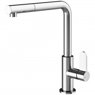 Кухонный смеситель с выдвижным изливом Gessi Helium хром (50103#031)