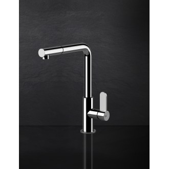 Кухонный смеситель с выдвижным изливом Gessi Helium хром (50103#031) Кухонный смеситель с выдвижным изливом Gessi Helium хром (50103#031)