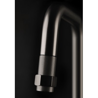 Кухонный смеситель с выдвижным изливом Officine Gessi нержавеющая сталь (60053#149) Кухонный смеситель с выдвижным изливом Officine Gessi нержавеющая сталь (60053#149)