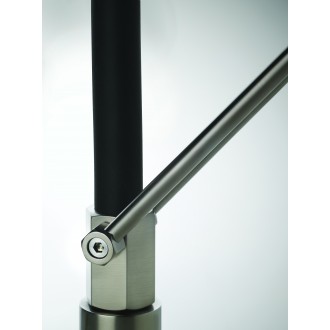 Смеситель кухонный с гибким изливом и двухструйным душем Officine Gessi нержавеющая сталь (60055#149) Смеситель кухонный с гибким изливом и двухструйным душем Officine Gessi нержавеющая сталь (60055#149)