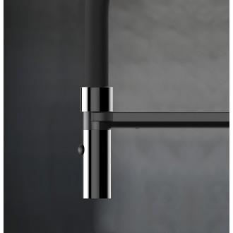 Смеситель кухонный с гибким изливом и двухструйным душем Gessi Inedito хром (60429#031) Смеситель кухонный с гибким изливом и двухструйным душем Gessi Inedito хром (60429#031)