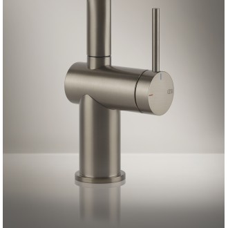 Смеситель кухонный с гибким изливом и двухструйным душем Gessi Inedito нержавеющая сталь (60429#149) Смеситель кухонный с гибким изливом и двухструйным душем Gessi Inedito нержавеющая сталь (60429#149)