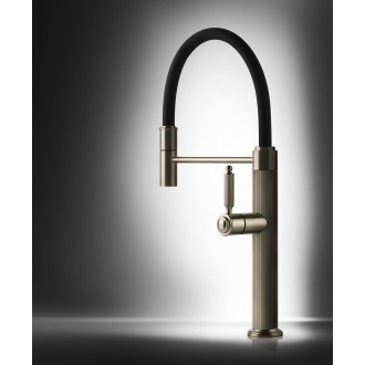 Смеситель кухонный с гибким изливом Gessi Venti20 медь брашированная PVD (60634#708) Смеситель кухонный с гибким изливом Gessi Venti20 медь брашированная PVD (60634#708)