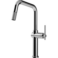 Кухонный смеситель с выдвижным изливом Gessi Habito хром (60652#031)