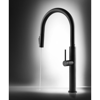 Смеситель кухонный с подключением к фильтру Gessi 316 Meccanica матовый черный (60824#299) Смеситель кухонный с подключением к фильтру Gessi 316 Meccanica матовый черный (60824#299)