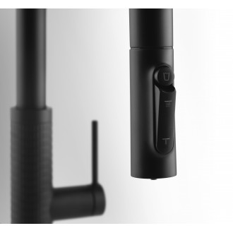 Смеситель кухонный с подключением к фильтру Gessi 316 Meccanica матовый черный (60824#299) Смеситель кухонный с подключением к фильтру Gessi 316 Meccanica матовый черный (60824#299)