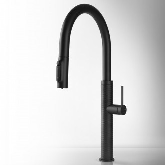 Смеситель кухонный с подключением к фильтру Gessi 316 Meccanica матовый черный (60824#299) Смеситель кухонный с подключением к фильтру Gessi 316 Meccanica матовый черный (60824#299)