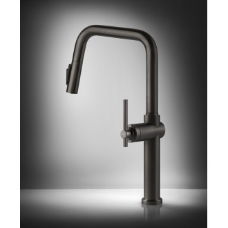 Смеситель кухонный с подключением к фильтру Gessi Habito медь брашированная PVD (60852#708) Смеситель кухонный с подключением к фильтру Gessi Habito медь брашированная PVD (60852#708)