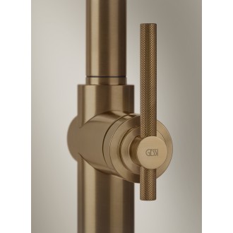 Смеситель кухонный с подключением к фильтру Gessi Habito чёрный металл брашированный PVD (60872#707) Смеситель кухонный с подключением к фильтру Gessi Habito чёрный металл брашированный PVD (60872#707)