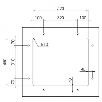 Кухонная мойка CM Calypso 58Х51 15611 Кухонная мойка CM Calypso 58Х51 15611