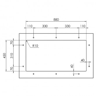 Кухонная мойка CM Calypso 94Х51 2V 15613 Кухонная мойка CM Calypso 94Х51 2V 15613