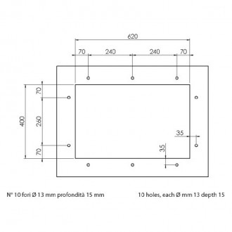 Кухонная мойка CM Filoquadra 67Х45 2V 11913 Кухонная мойка CM Filoquadra 67Х45 2V 11913