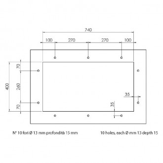 Кухонная мойка CM Filoquadra 79Х45 2V 11915 Кухонная мойка CM Filoquadra 79Х45 2V 11915