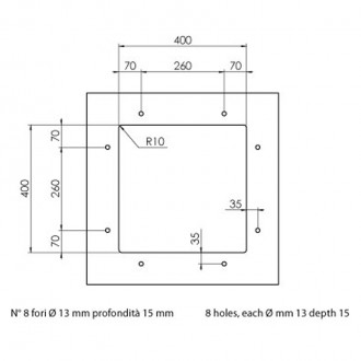Кухонная мойка CM Filoraggiato 45Х45 12002 Кухонная мойка CM Filoraggiato 45Х45 12002