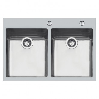 Кухонная мойка Foster KE Q4 and flush-mount 77х52 2279 050 Кухонная мойка Foster KE Q4 and flush-mount 77х52 2279 050