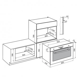 Электрический духовой шкаф Foster KE 7126 047