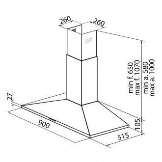 Кухонная вытяжка Foster Amelie 2447 090