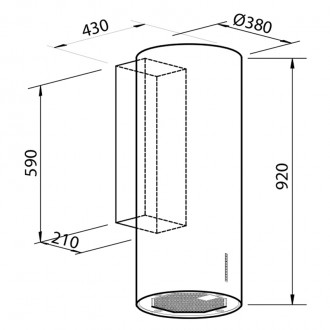 Кухонная вытяжка Foster Cilindro 2531 001