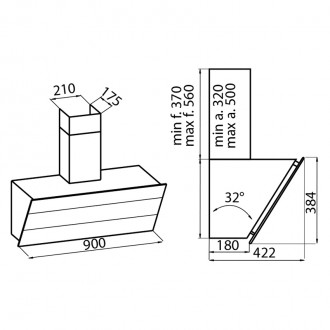 Кухонная вытяжка Foster FL Slim 2450 190