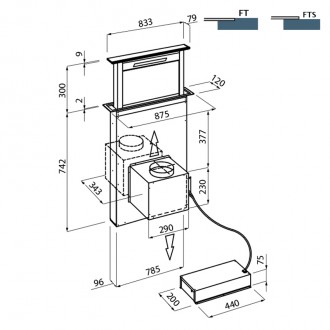 Кухонная вытяжка Foster Ghost 2451 090 Кухонная вытяжка Foster Ghost 2451 090