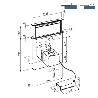 Кухонная вытяжка Foster Ghost 2451 120 Кухонная вытяжка Foster Ghost 2451 120