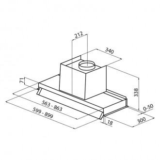 Кухонная вытяжка Foster New Wing 2512 062