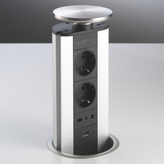  Выдвижной розеточный блок Foster Totem4 8000 011