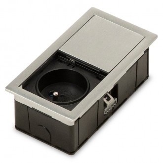 Розеточный блок ASA VersaHit Mono 1x220 IP54 нержавеющая сталь (060.25F.00001)