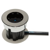 Встраиваемый модуль ASA VersaDot Power 1x220V нержавеющая сталь (060.30F.00004)