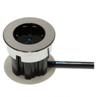 Встраиваемый модуль ASA VersaDot Power 1x220V нержавеющая сталь (060.30F.00004)