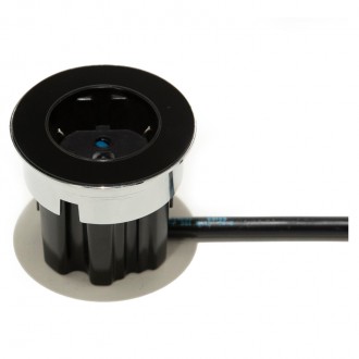 Встраиваемый модуль ASA VersaDot Power 1x220V черный (060.30F.00006)