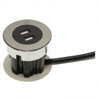 Встраиваемый модуль ASA VersaDot USB нержавеющая сталь (060.30Y.00004) 