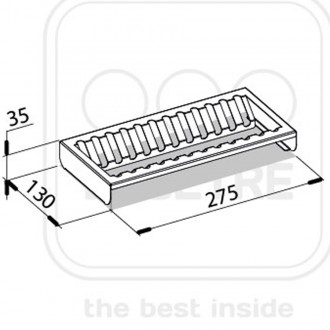 Вставка подставка для кофейных наборов Essetre Whitty-Line ACWC330X0 Вставка подставка для кофейных наборов Essetre Whitty-Line ACWC330X0