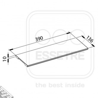 Вставка разделочная доска для лотков Essetre Whitty-Line ACWC50W00