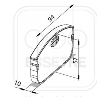 Разделитель для лотков Essetre Whitty-Line ACWC01VX0