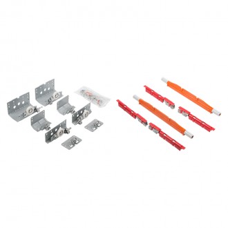 Комплект кронштейнов на 2 двери с доводчиком Salice Glow (VE41KSKACMA2515)