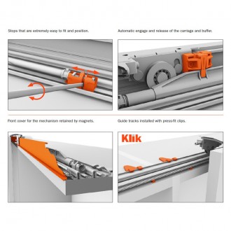 Комплект кронштейнов на 2 двери с доводчиком Salice Glow (VE41KSKACMA2515) Комплект кронштейнов на 2 двери с доводчиком Salice Glow (VE41KSKACMA2515)