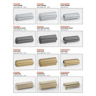 Накладка на чашку петли Lapis (P7SXA0ISN) отделка нержавеющая сталь