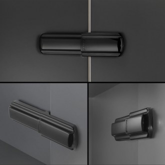 Накладка на чашку петли Lapis (P7SXA10SN) отделка черный металлик матовый