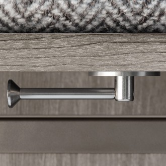 Гачок для меблів, що обертається Salice (VE80DAVA0480B) нікель