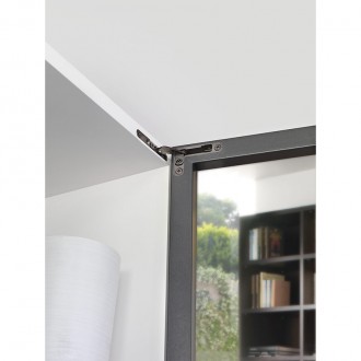 Петля AIR Soft close 105° (CEL6XE6XXV) оздоблення титан