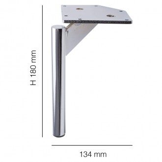 Мебельная ножка Ipea Fleming (20FFLEC180Z) хром Мебельная ножка Ipea Fleming (20FFLEC180Z) хром