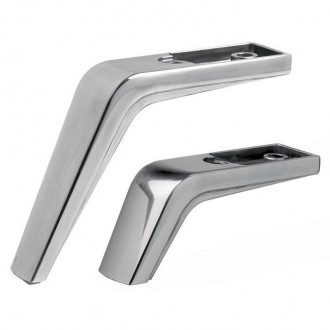 Мебельная ножка Ipea Duke (20ADUKL145S) полированный алюминий Мебельная ножка Ipea Duke (20ADUKL145S) полированный алюминий