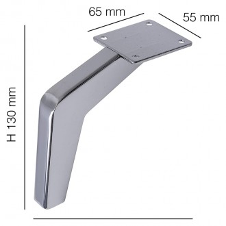Мебельная ножка Ipea Fire (20FFIRC130Z) хром Мебельная ножка Ipea Fire (20FFIRC130Z) хром