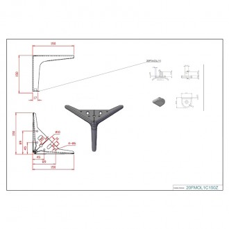 Мебельная ножка Ipea Molly (30FMOL1VP150/01) белый Мебельная ножка Ipea Molly (30FMOL1VP150/01) белый