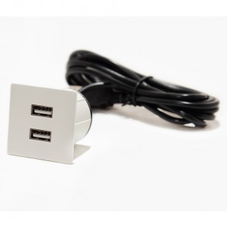 Встраиваемый USB-зарядный порт ASA Plastici VersaPick Zamak 060.29Z.00043